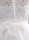 Lace Flower Girl Dress,Short Flower Girl Dress,Simple Flower Girl Dress,FD00052