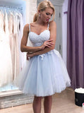 Lovely Homecoming Dresses,Tulle Sweet 16 Dress,Short Cocktail Dress,CD00058
