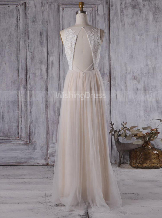 Lace Tulle Bridesmaid Dresses,Open Back Bridesmaid Dress,BD00347, US4 / Royal Blue Lace Tulle Bridesmaid Dresses,Open Back Bridesmaid Dress,BD00347, US4 / Royal Blue