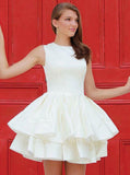 Layered Homecoming Dress,Short Prom Dress,Modest Homecoming Dress,HC00200