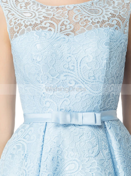 Light Blue Sweet 16 Dresses,Lace Homecoming Dresses,Short Mini Sweet 16 Dress,SW00005