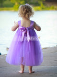 Light Purple Flower Girl Dress Tutu,Diy Flower Girl Dress,Cute Baby Flower Girl Dress,FD00037