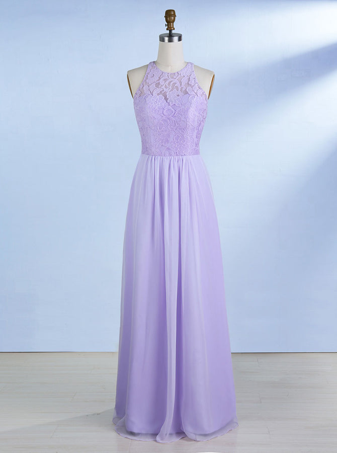 Lilac Bridesmaid Dresses,Elegant Bridesmaid Dress,Long Bridesmaid Dres