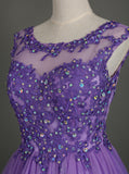 Lilac Homecoming Dresses,Short Homecoming Dress,Fancy Cocktail Dress,HC00007