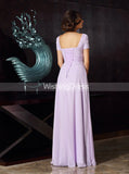 Lilac Mother of the Bride Dresses,Mother Dress with Sleeves,Long Mother Dress,MD00033