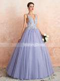 Lilac Prom Gown,Elegant Sweet 16 Dress for Teens,PD00458