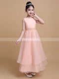 Long Junior Bridesmaid Dress,Elegant Formal Dress for Teens,JB00075