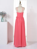 Lovely Bridesmaid Dresses,Long Bridesmaid Dress,Bridesmaid Dress with Straps,BD00207