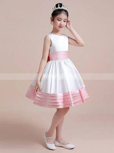 Lovely Two Tone Junior Bridesmaid Dress,Birthday Party Dress for Little Girls,JB00076