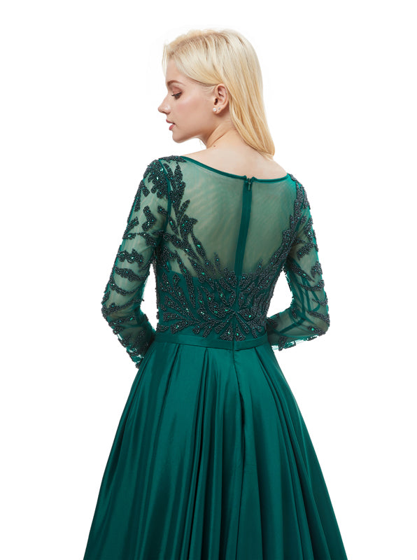 Luxury Prom Dresses with Sleeves,Sparkly Prom Dress with Overskirt,PD0 - Wishingdress Luxury Prom Dresses with Sleeves,Sparkly Prom Dress with Overskirt,PD0 - Wishingdress