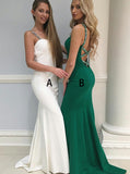 Mermaid Prom Dresses,Strappy Prom Dress,Modest Prom Dress,Formal Evening Dress,PD00281