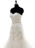 Mermaid Wedding Dresses,Formal Wedding Dress,Strapless Wedding Dress,WD00266