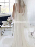 Mermaid Wedding Dresses,Satin Simple Bridal Dress,WD00464