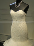 Mermaid Wedding Dresses,Strapless Ruffles Bridal Dress,WD00381