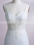Mermaid Wedding Dresses,Straps Wedding Dress,Simple Bridal Dress,WD00270