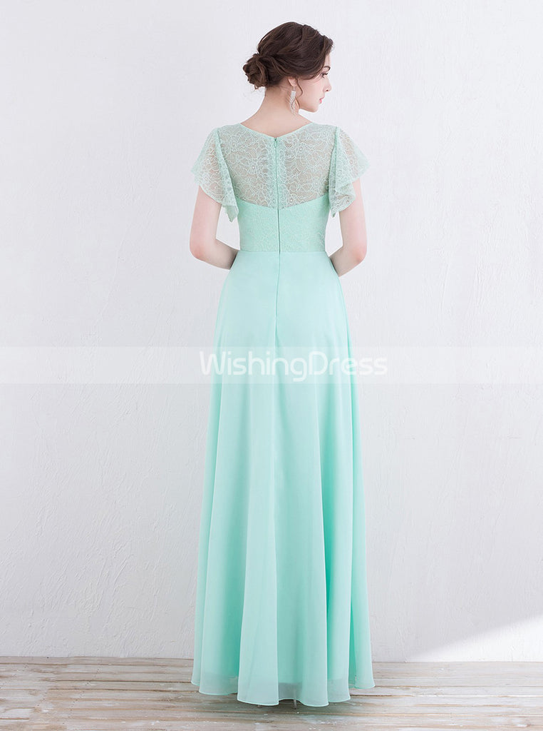 Mint Green Bridesmaid Dresses,Long Prom Dress with Sleeves,Elegant Bridesmaid Dress,PD00337, US18W / Pink Mint Green Bridesmaid Dresses,Long Prom Dress with Sleeves,Elegant Bridesmaid Dress,PD00337, US18W / Pink