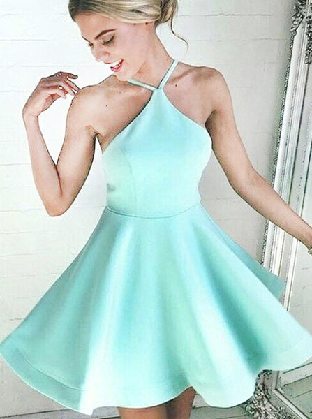 Mint Green Cocktail Dresses,Sexy Homecoming Dress,Short Homecoming Dress,CD00057
