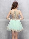 Mint Homecoming Dresses,Short Homecoming Dress,Freshman Homecoming Dress,HC00066