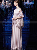 Mother of the Bride Dress with Shawl,Modest Mother Dress,Long Mother Dress,MD00068