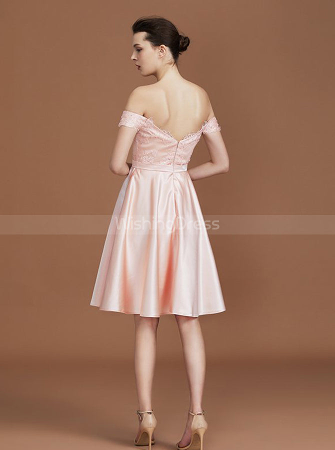 Pink Bridesmaid Dresses,Off the Shoulder Bridesmaid Dress,Short Bridesmaid Dress,BD00223, US4 / Royal Blue Pink Bridesmaid Dresses,Off the Shoulder Bridesmaid Dress,Short Bridesmaid Dress,BD00223, US4 / Royal Blue