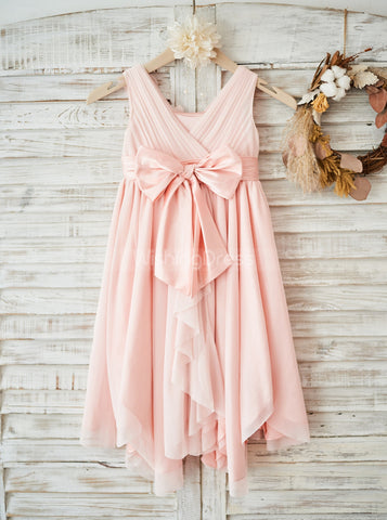 products/pink-flower-girl-dress-junior-empire-bridesmaid-dress-girl-party-dress-fd00106-3.jpg