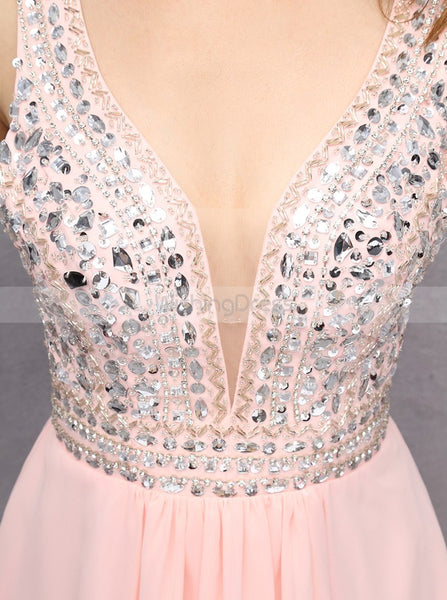 Pink Homecoming Dresses,Sexy Homecoming Dress,Fashion Homecoming Dress,HC00107