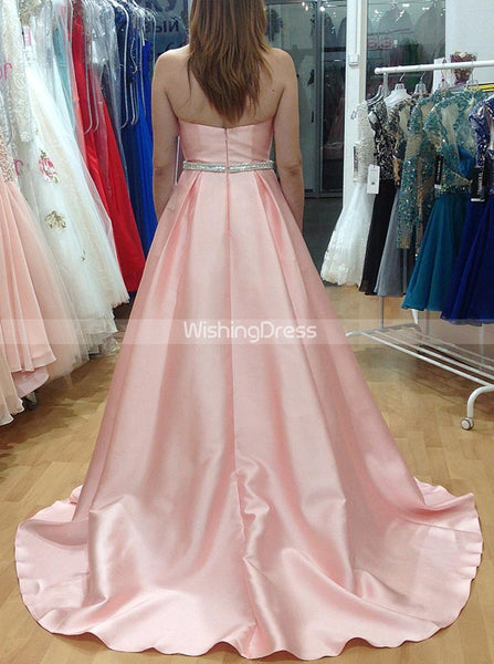 Pink Prom Dresses,Sweetheart Prom Dress,Long Princess Prom Dress,PD00272