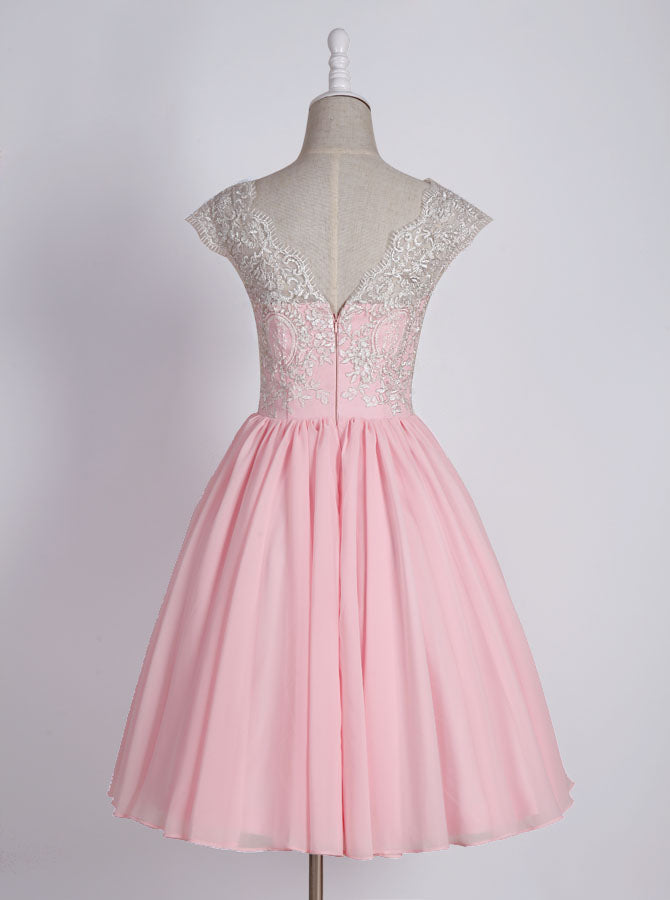 Pink Sweet 16 Dresses,Chiffon Sweet 16 Dress,Knee Length Sweet 16 Dress,SW00018, US4 / Pink Pink Sweet 16 Dresses,Chiffon Sweet 16 Dress,Knee Length Sweet 16 Dress,SW00018, US4 / Pink