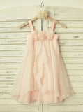 Pink Tutu Dresses,Chiffon Girl Party Dress,Short Birthday Dress,FD00114