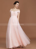 Princess Bridesmaid Dresses,Tulle Bridesmaid Dress,Long Bridesmaid Dress,BD00236