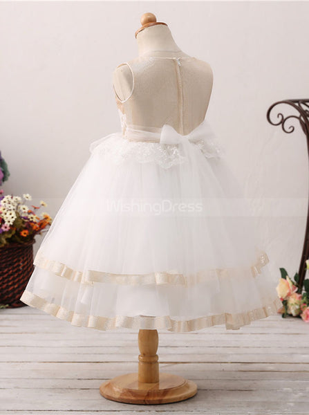Princess Flower Girl Dress,Pretty Girl Party Dress,Layered Flower Girl Dress,FD00047