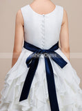 Princess Junior Bridesmaid Dresses,Ruffled Girl Dress,Ball Gown Flower Girl Dress,JB00013