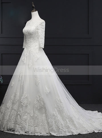 products/princess-wedding-dress-off-the-shoulder-wedding-dress-bridal-dress-with-sleeves-wd00142-2.jpg