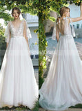 Princess Wedding Dress with Straps,Garden Bridal Dress,WD00460