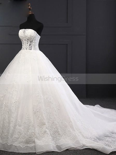 Princess Wedding Dresses,Ball Gown Wedding Dress,Luxury Wedding Gown,Classic Bridal Gown,WD00143