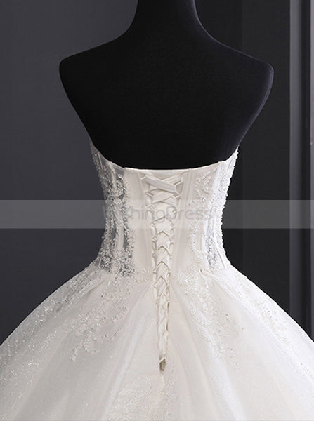 Princess Wedding Dresses,Ball Gown Wedding Dress,Luxury Wedding Gown,Classic Bridal Gown,WD00143