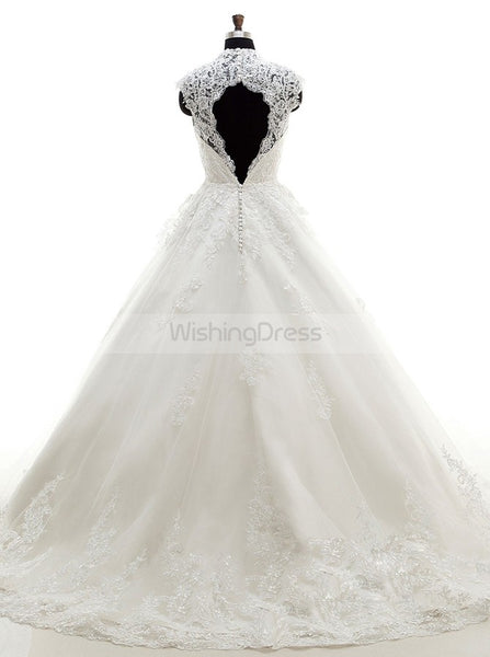 Princess Wedding Dresses,Lace Wedding Dress,Romantic Wedding Dress,WD00255