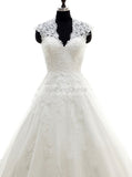Princess Wedding Dresses,Lace Wedding Dress,Romantic Wedding Dress,WD00255