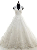 Princess Wedding Dresses,Lace Wedding Dress,Romantic Wedding Dress,WD00255