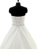 Princess Wedding Dresses,Strapless Wedding Dress,Elegant Wedding Dress,WD00213