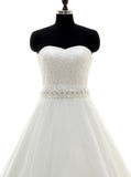 Princess Wedding Dresses,Strapless Wedding Dress,Elegant Wedding Dress,WD00213