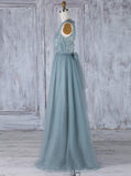 Fairytale Bridesmaid Dresses,Open Back Bridesmaid Dress,BD00344