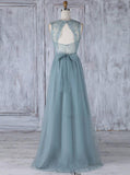 Fairytale Bridesmaid Dresses,Open Back Bridesmaid Dress,BD00344