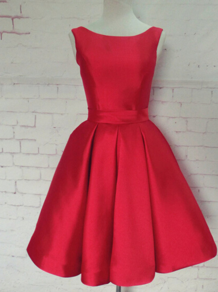 Red Homecoming Dresses,A-line Homecoming Dress,Knee Length Homecoming - Wishingdress Red Homecoming Dresses,A-line Homecoming Dress,Knee Length Homecoming - Wishingdress