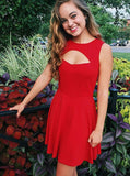 Red Homecoming Dresses,Sexy Homecoming Dress,Short Homecoming Dress,HC00053