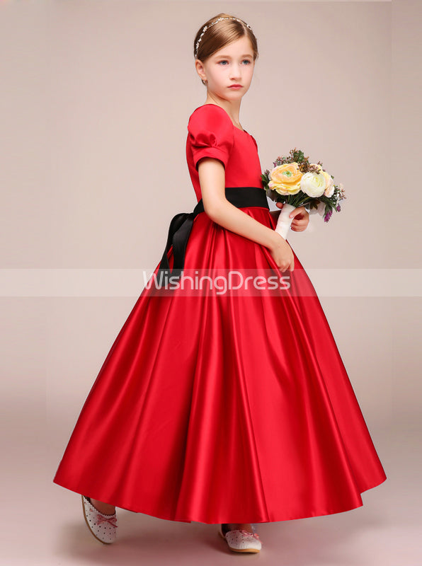 Red Junior Bridesmaid Dresses,Vintage Junior Party Dress,Long Junior Party Dress,JB00024, J8 / Red Red Junior Bridesmaid Dresses,Vintage Junior Party Dress,Long Junior Party Dress,JB00024, J8 / Red