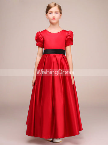 products/red-junior-bridesmaid-dresses-vintage-junior-party-dress-long-junior-party-dress-jb00024-5.jpg