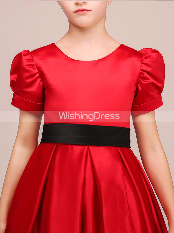 apple red jr bridesmaid dresses Cicinia Crinkle Chiffon Junior Bridesmaid Dress, Mulberry