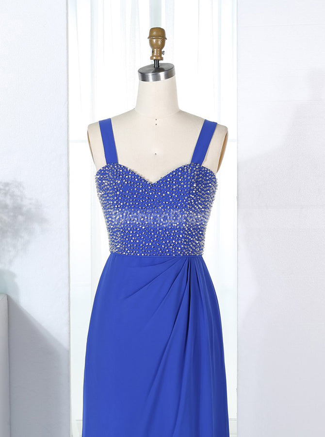 Royal Blue Bridesmaid Dresses with Jacket,Beaded Bridesmaid Dresses,BD - Wishingdress Royal Blue Bridesmaid Dresses with Jacket,Beaded Bridesmaid Dresses,BD - Wishingdress