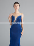 Royal Blue Evening Dresses,Fitted Homecoming Dress,HC00205